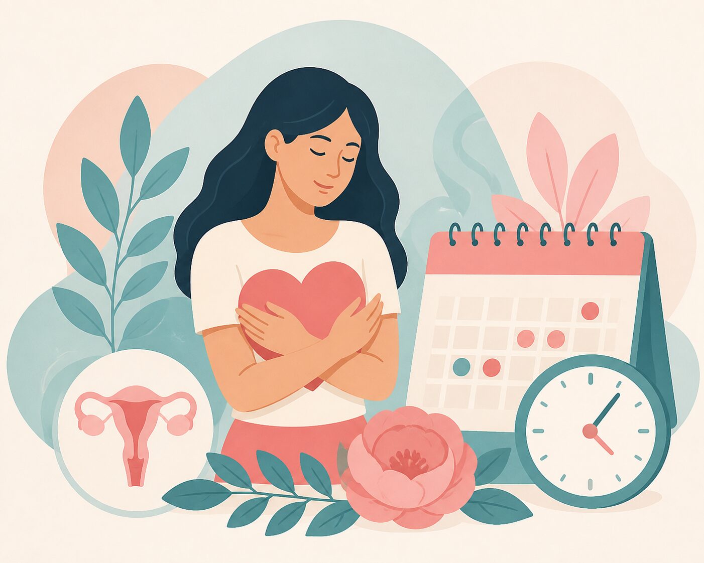 Ilustrasi kesehatan reproduksi dan kalender